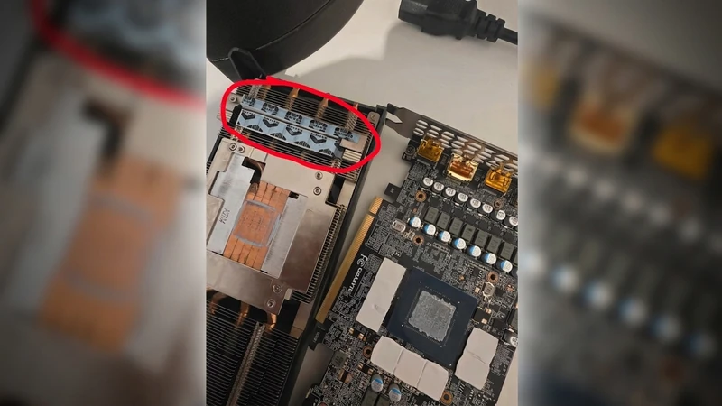 کشف پلاستیک محافظ روی پدهای VRM کارت RTX 3070 پس از پنج سال