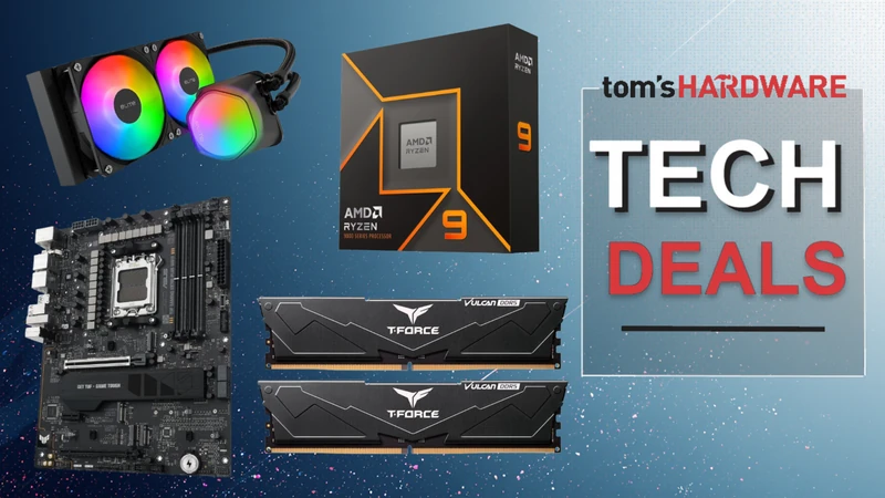 باندل Newegg: پردازنده AMD Ryzen 9 9900X و مادربرد Asus TUF با رم DDR5 رایگان